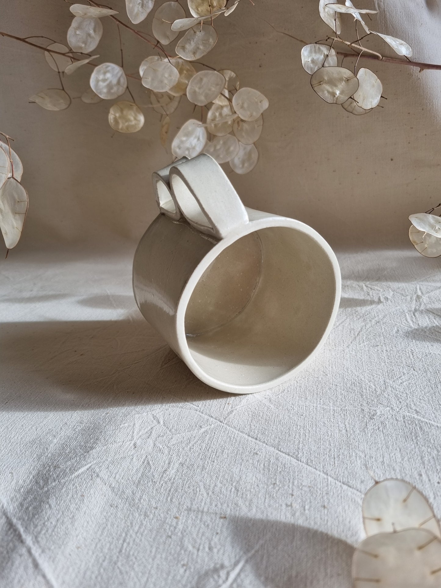 Tasse gouttelette blanche