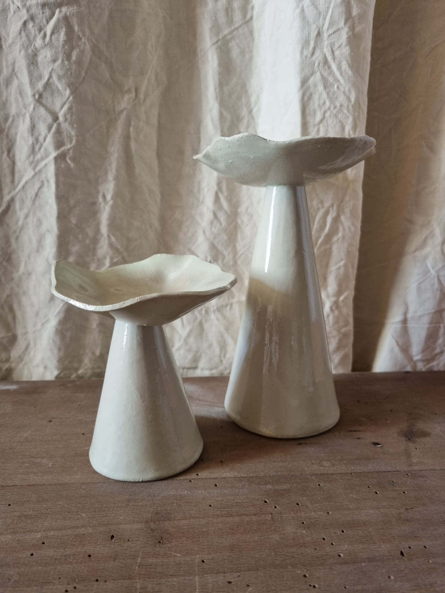 PETIT Vase fleur nuances de vert