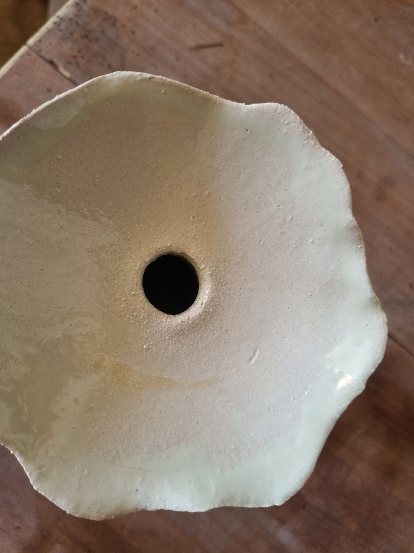 PETIT Vase fleur nuances de vert