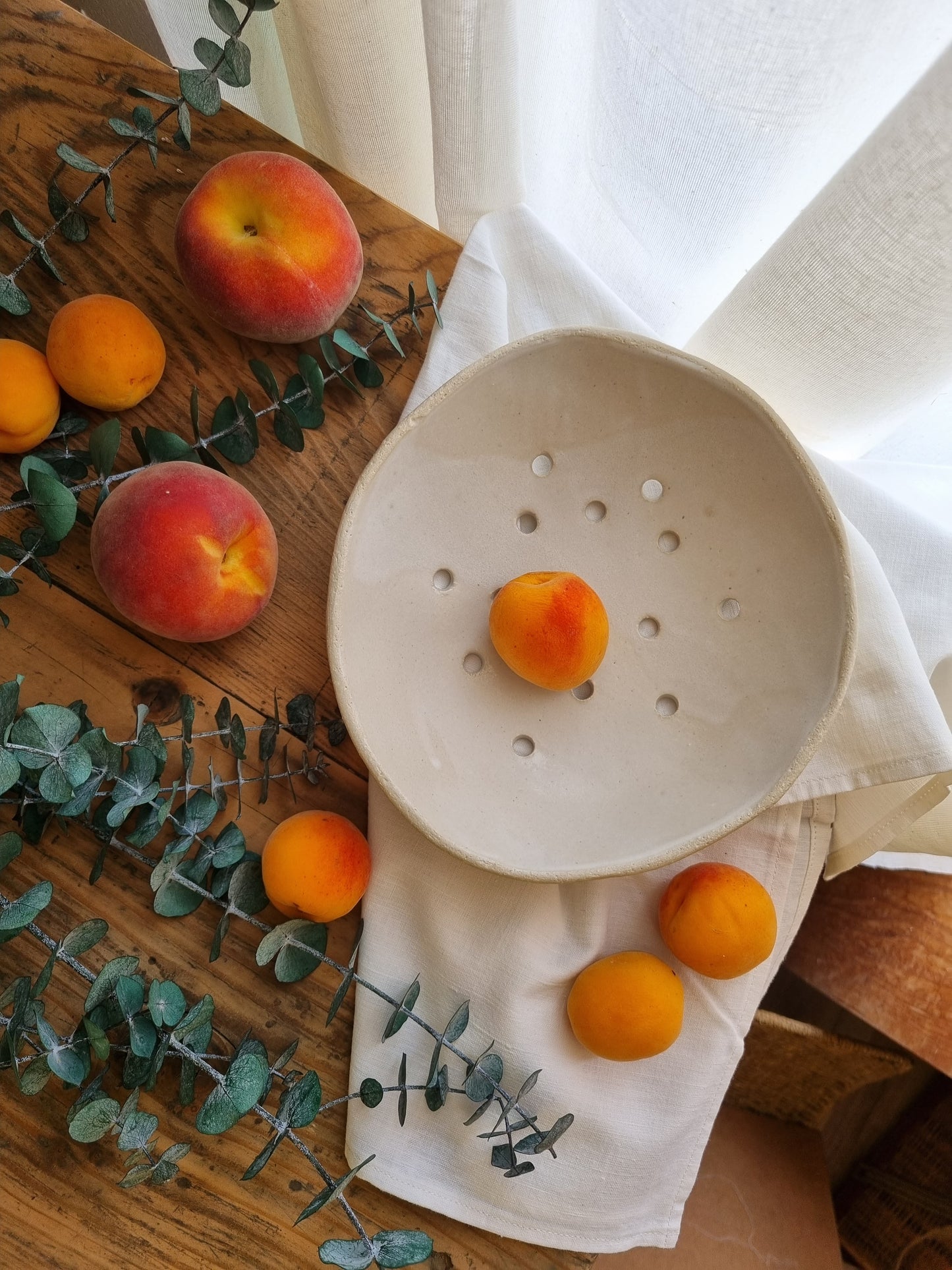 Grande passette à fruit blanche
