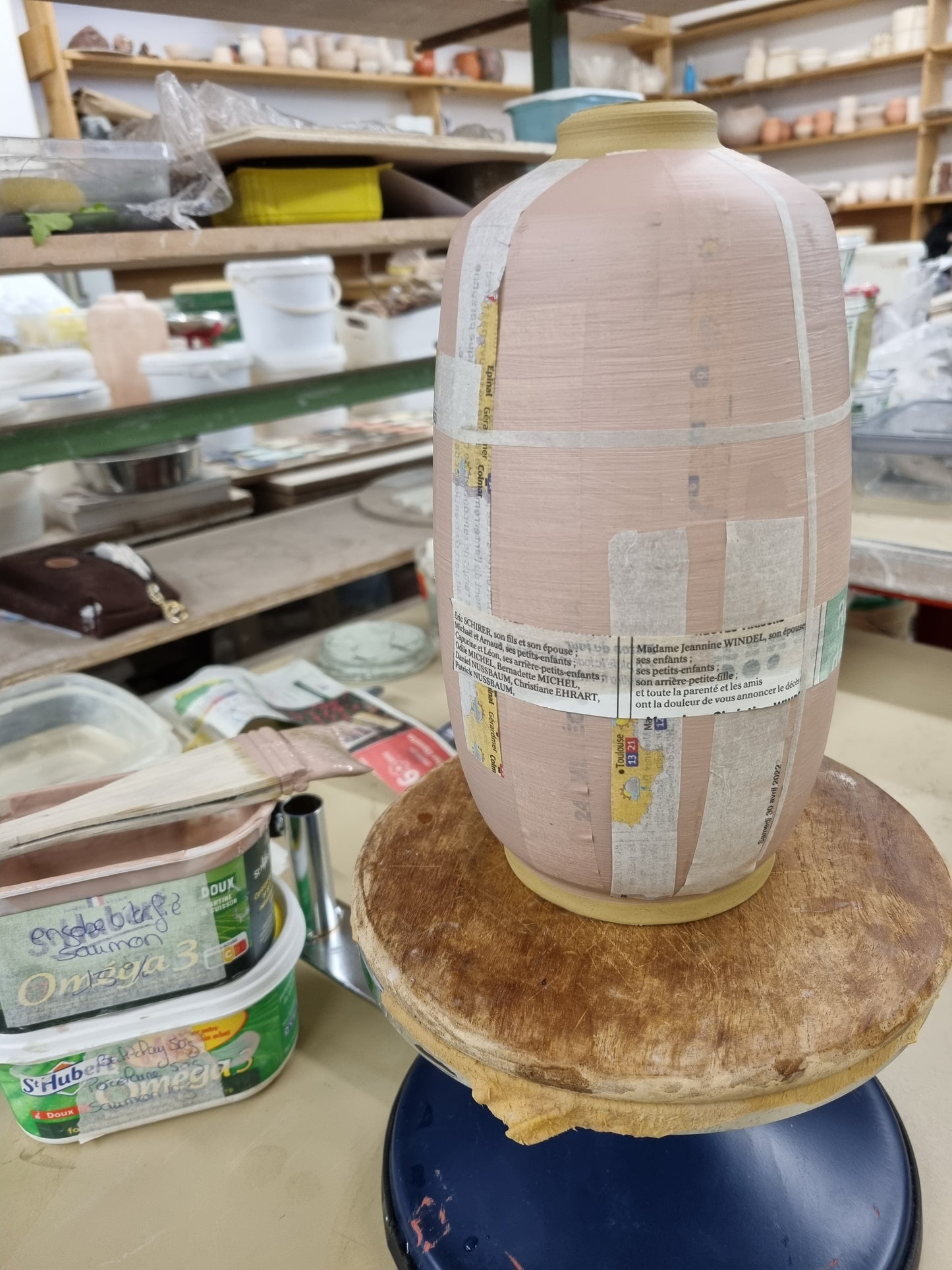 Vase Old pink