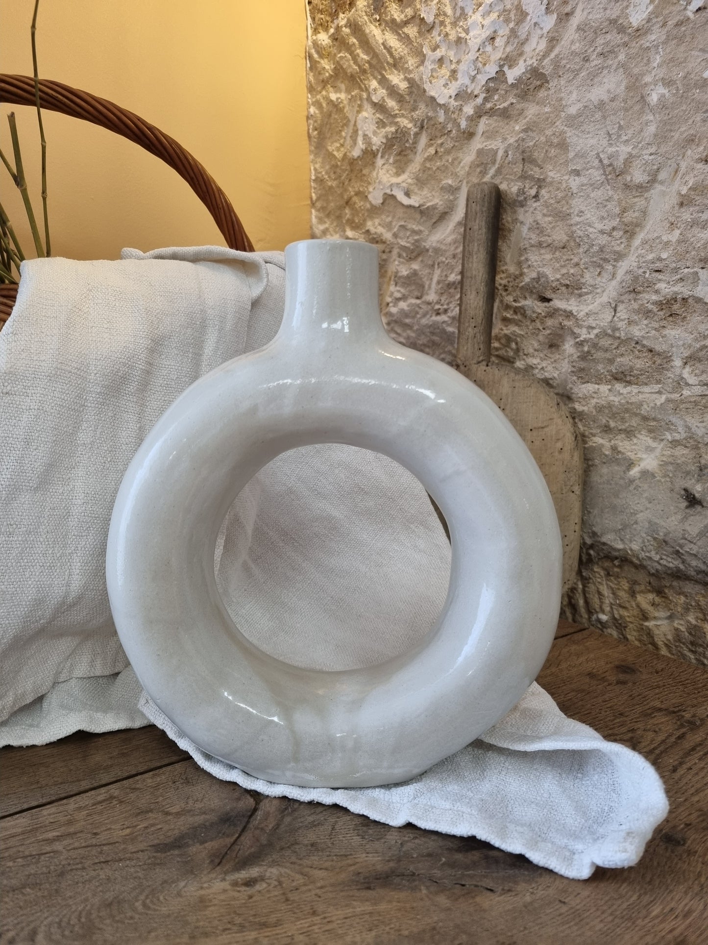 Vase rond