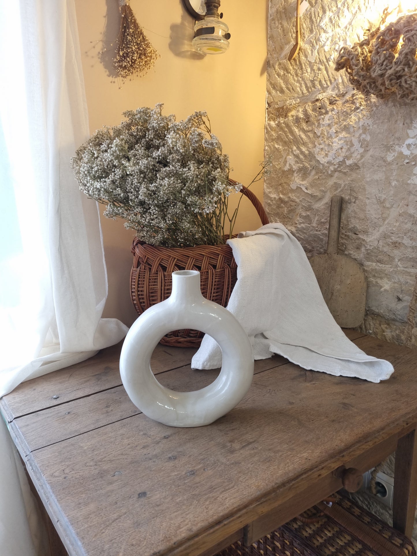Vase rond