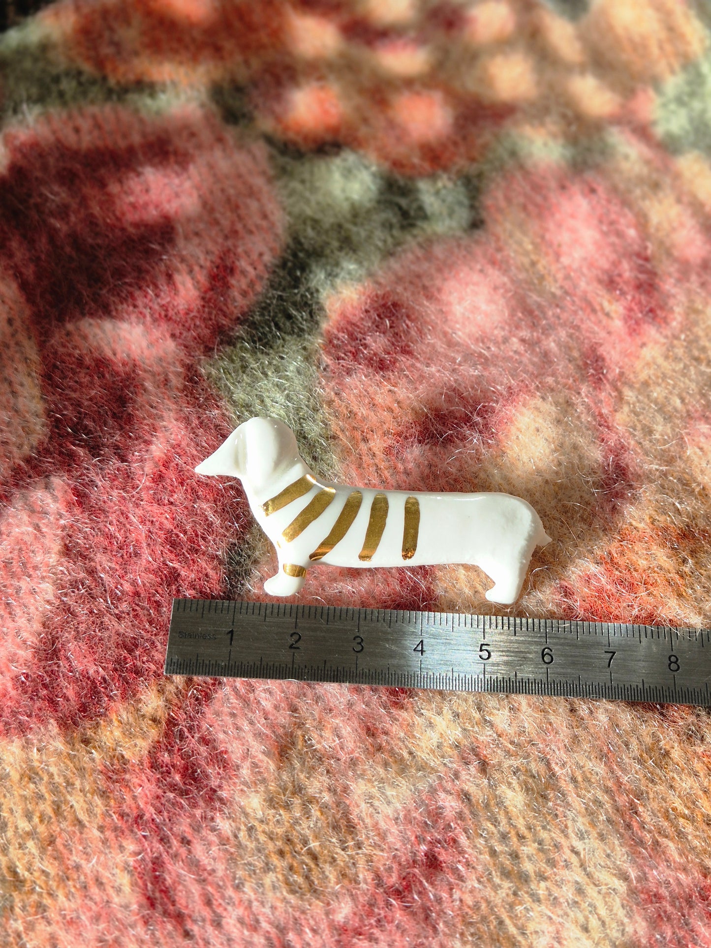 Grande broche Teckel