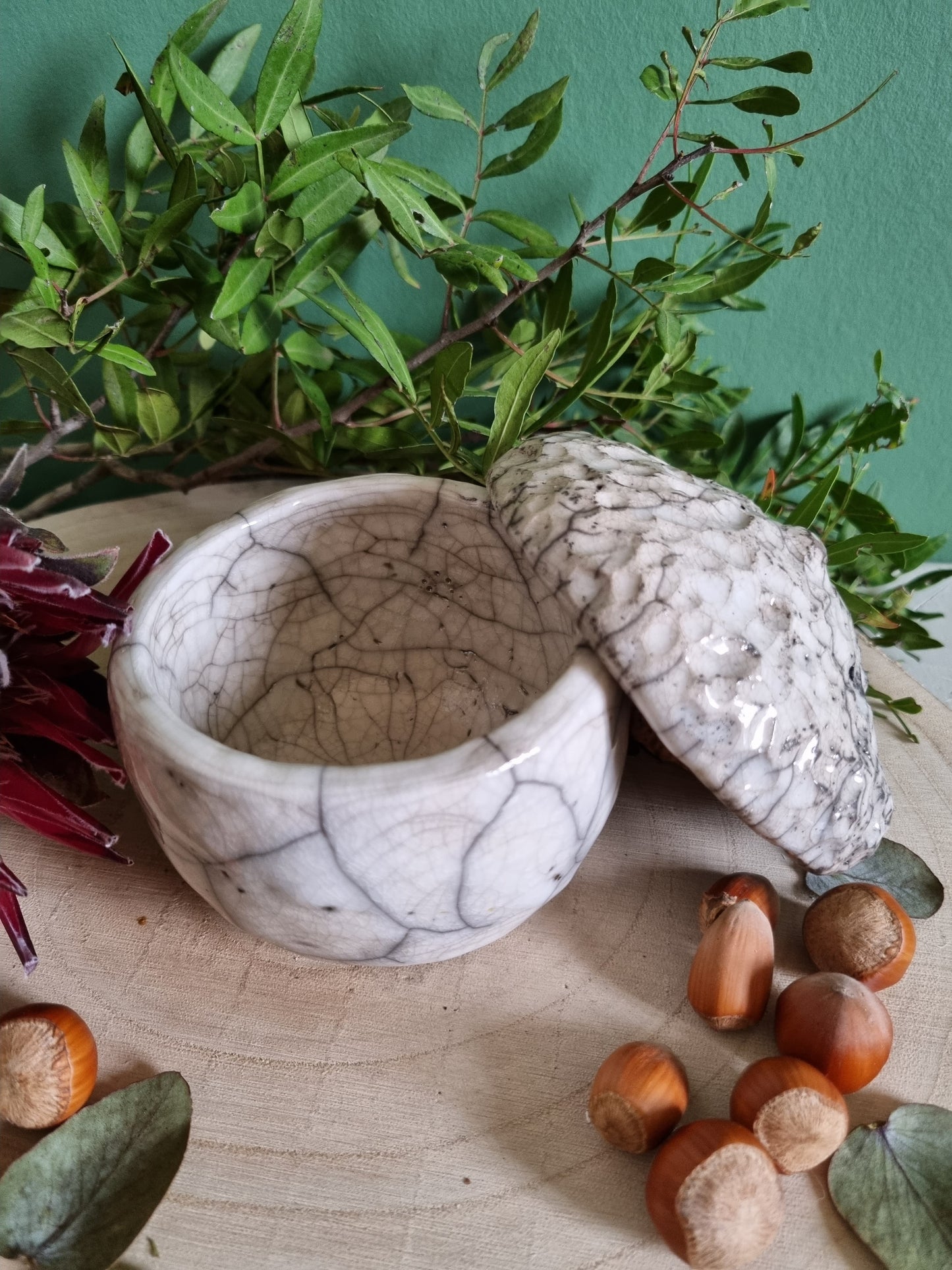 Boite d'automne en RAKU