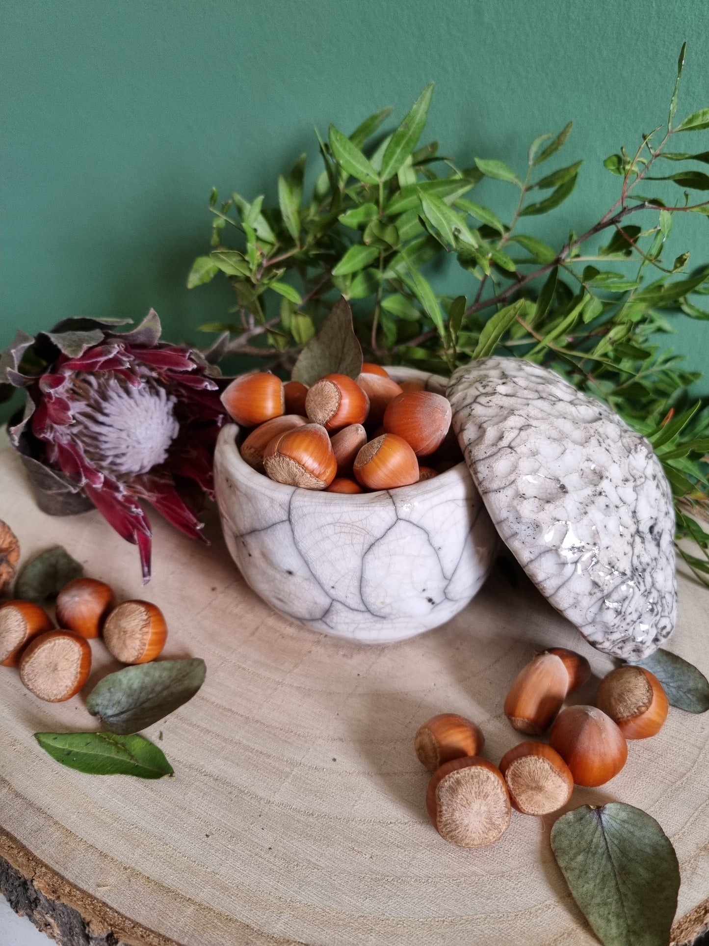 Boite d'automne en RAKU