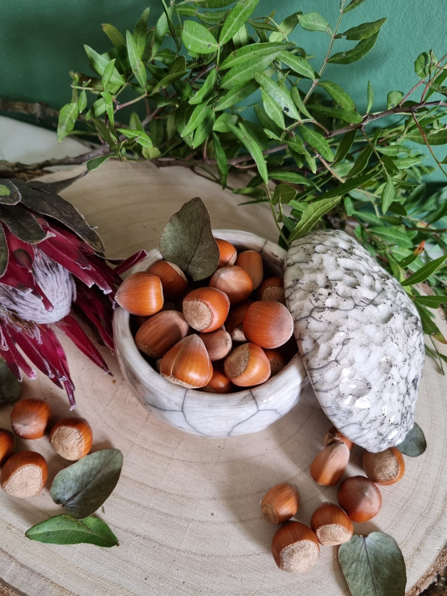 Boite d'automne en RAKU