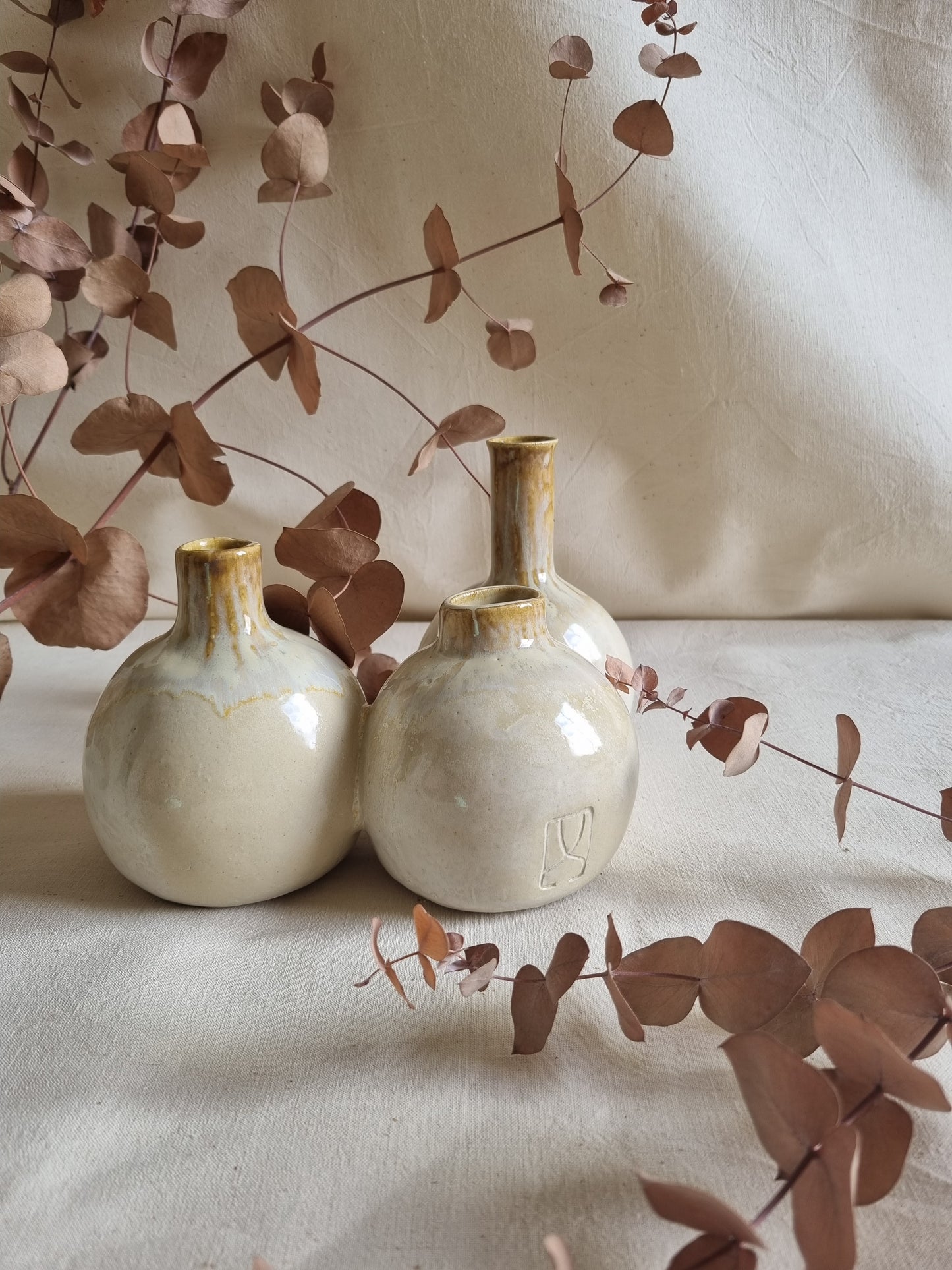 Vase triptyque