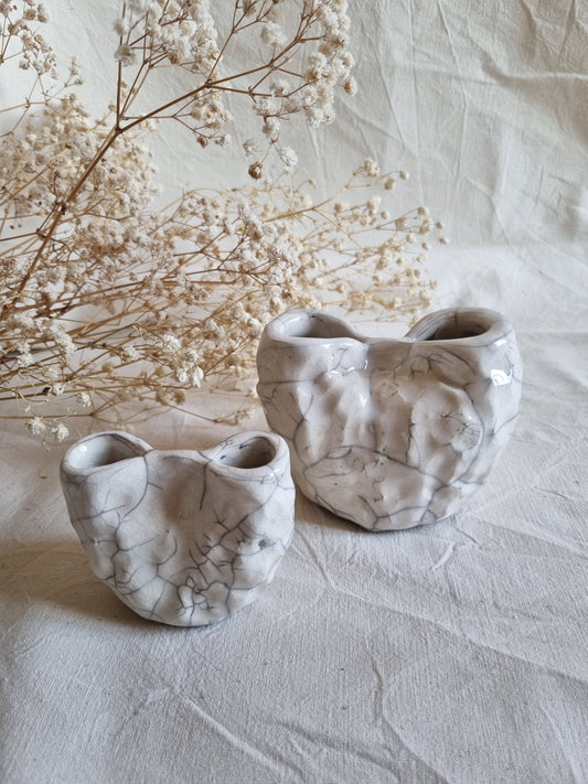 Petit vase pincé RAKU