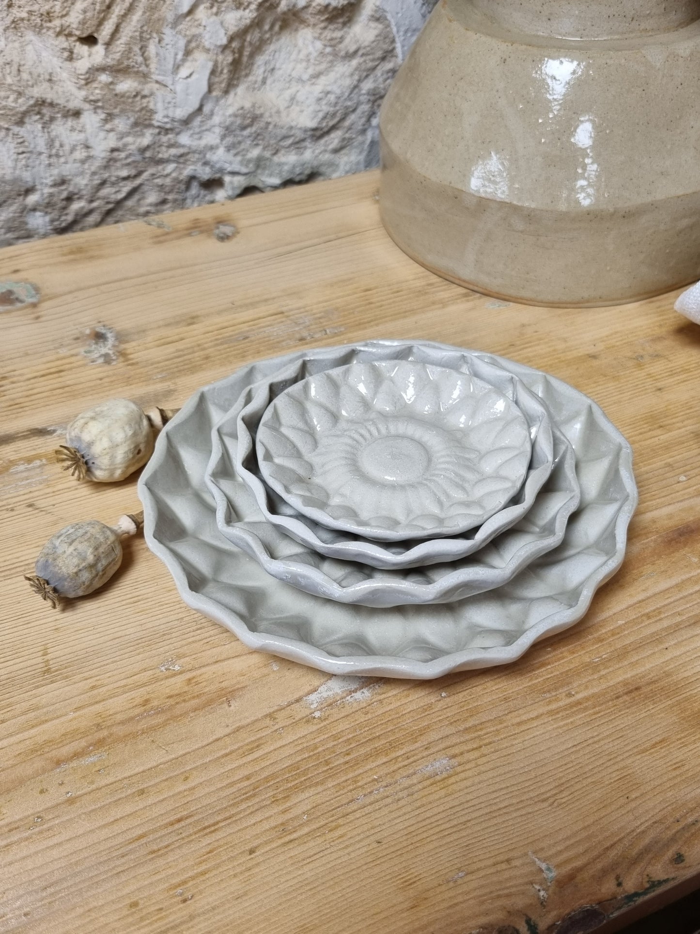 Porte-savon blanc