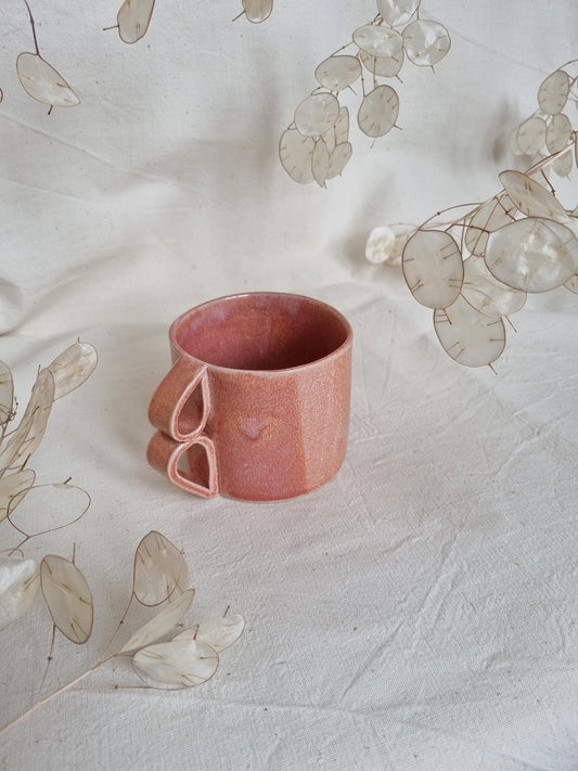 Tasse "Gouttelette" rose
