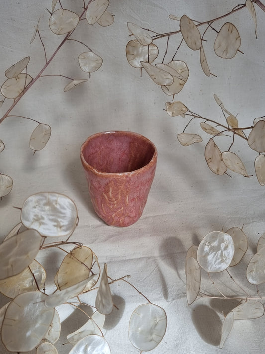 Gobelet pincé rose